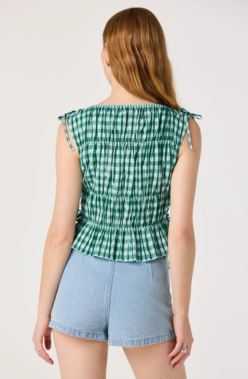 ASTR The Label Bianca Gingham Top