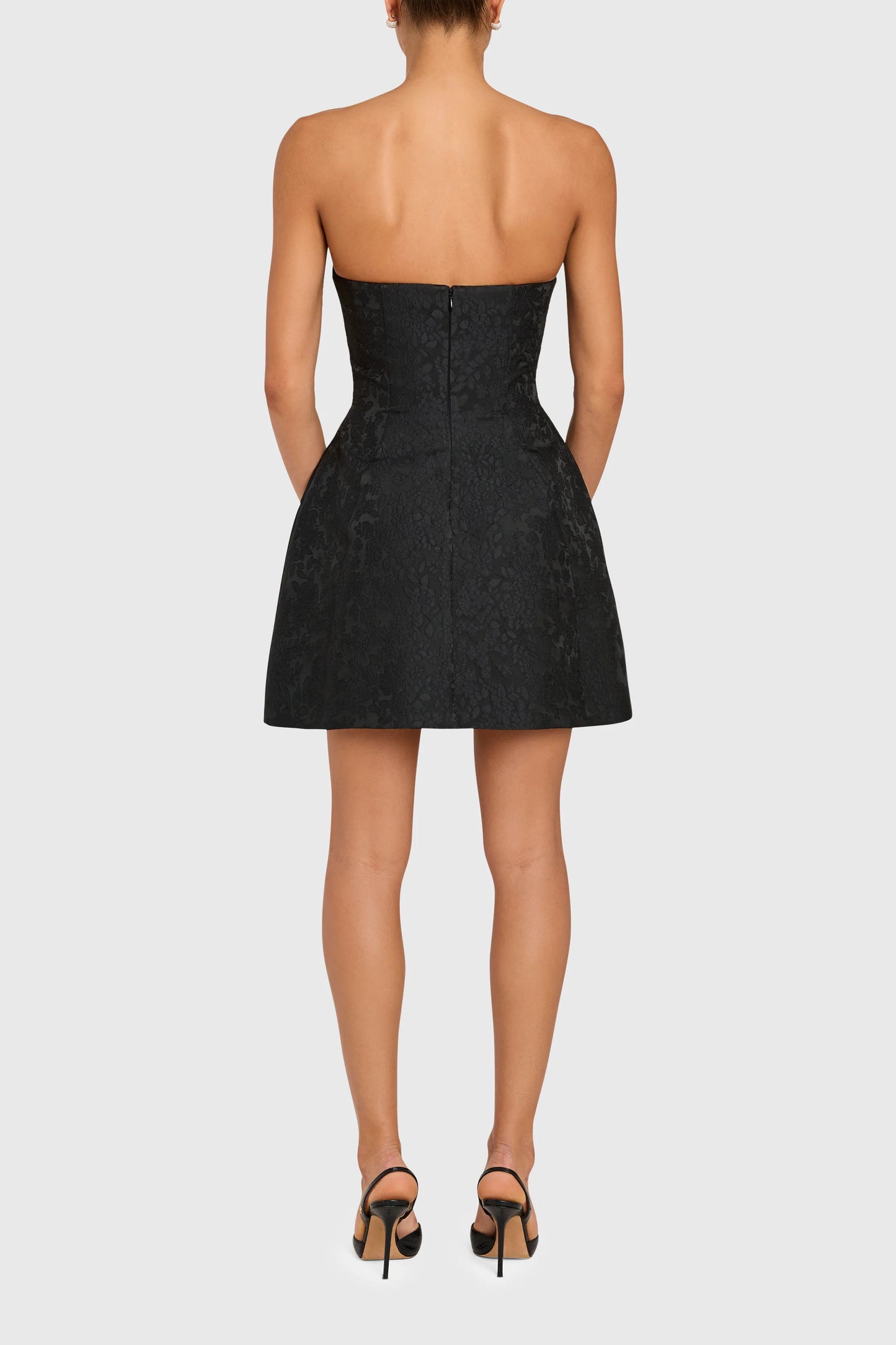 Amanda Uprichard Strapless Mini Lodi Dress
