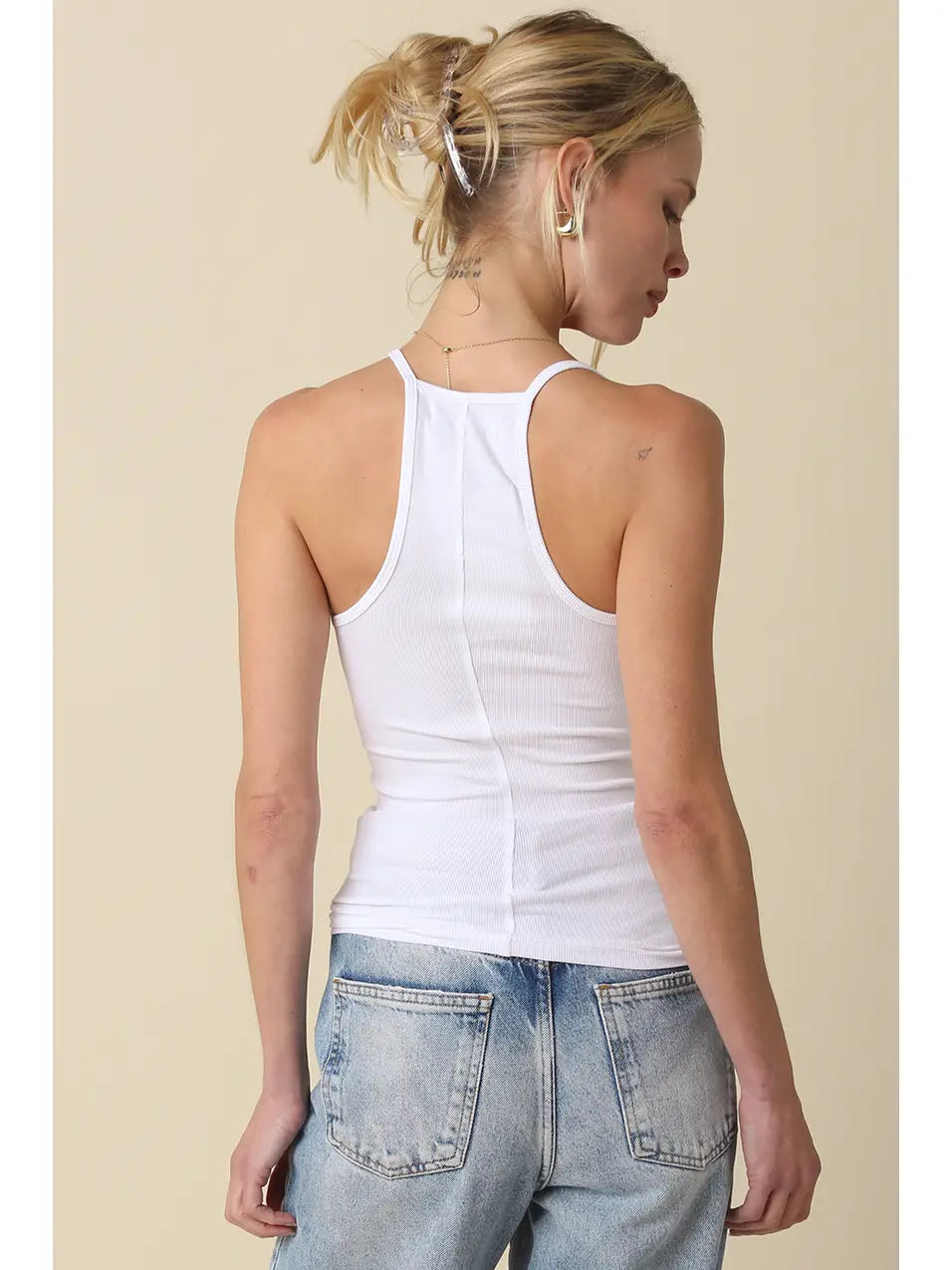 Avah Racerback Ribbed Tank Top