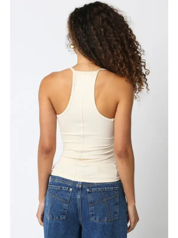 Avah Racerback Ribbed Tank Top