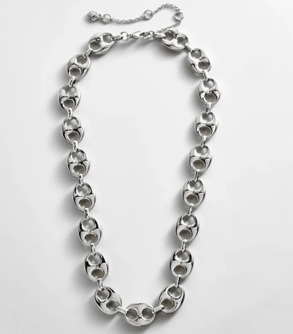 Bauble Bar Thalia Large Silver Necklace - Silver