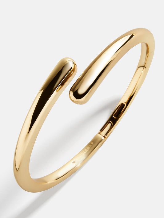 Bauble Bar Naomi Wrap Hinge Bangle - Gold