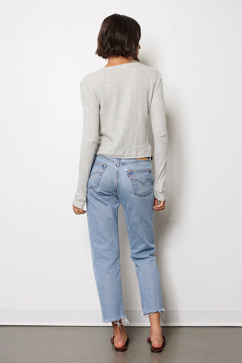 Bobi Slim Placket L/S Henley