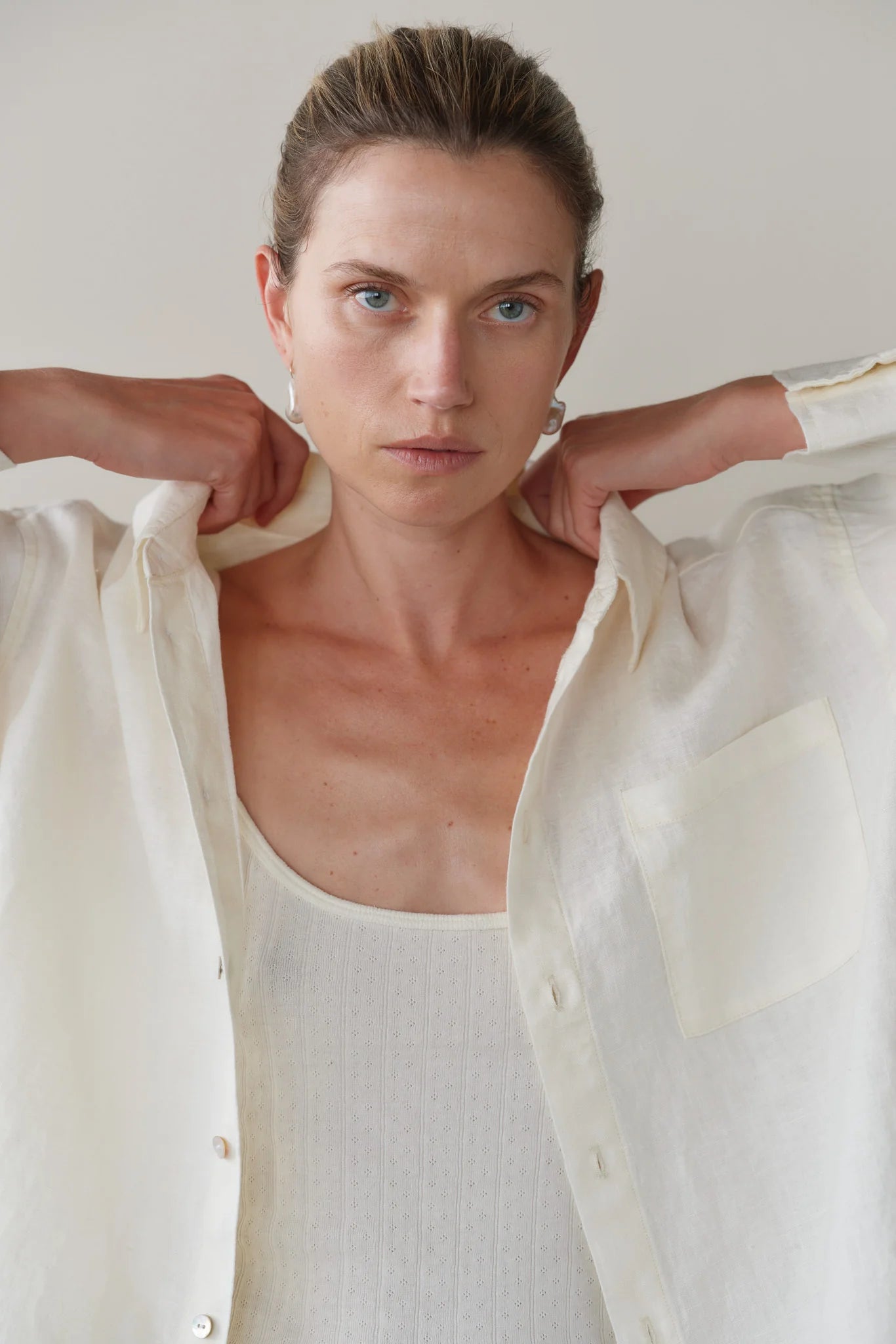 Donni The Linen Relaxed Shirt