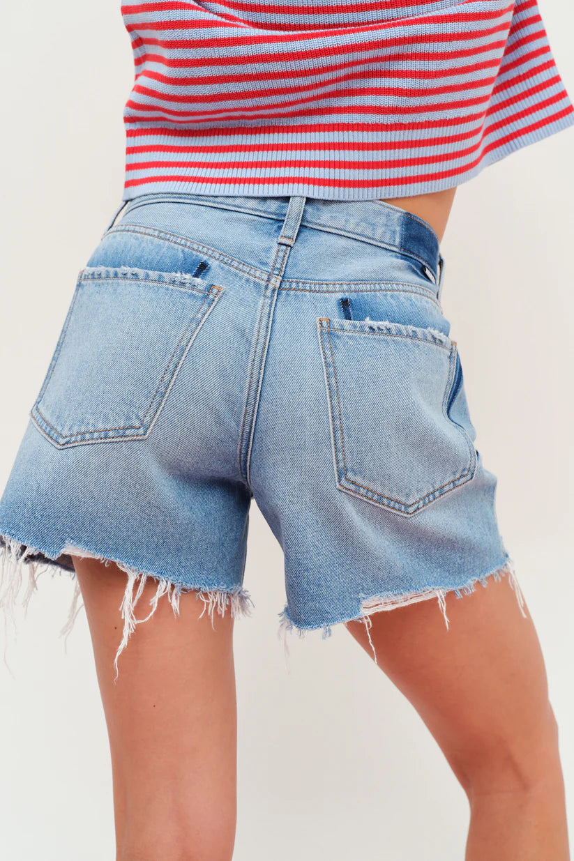 Daze Denim Crossroads Mid Rise Loose Short