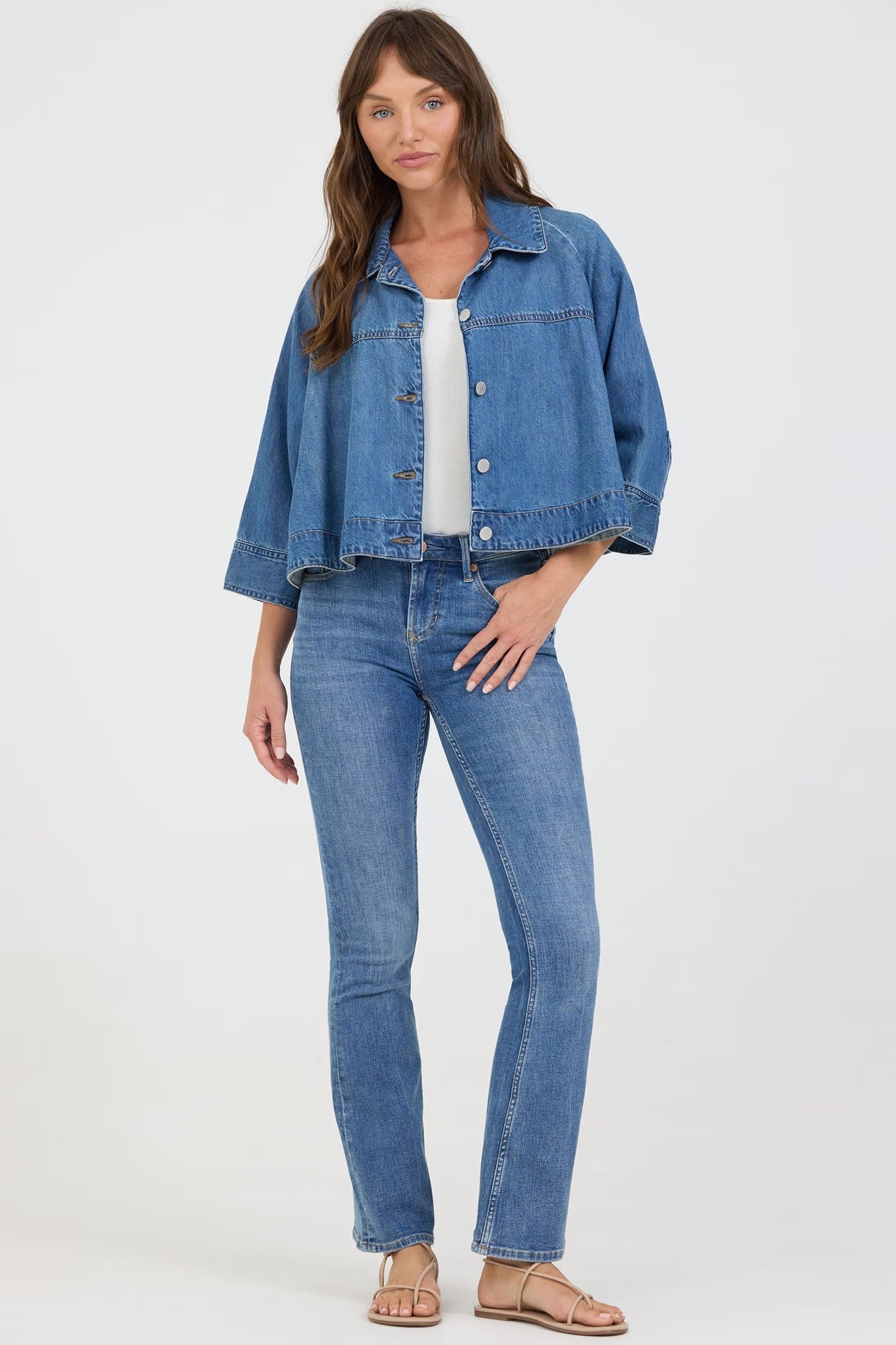 Dear John Cristo Quarter Slv Denim Jacket