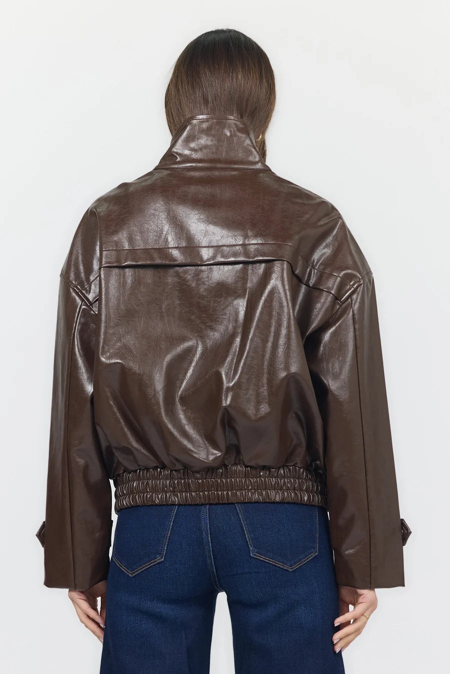 Dear John Greer Faux Leather Jacket