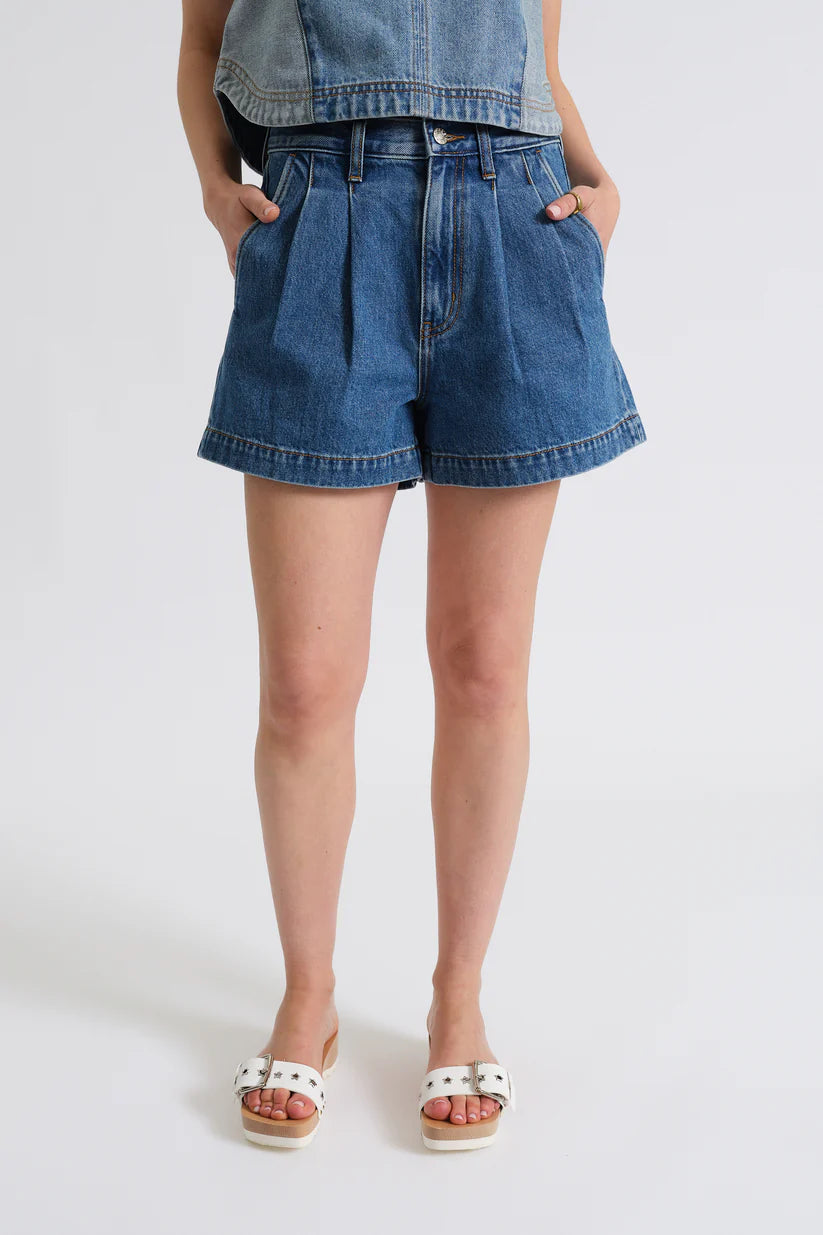 Daze Denim Coronado Pleated Short