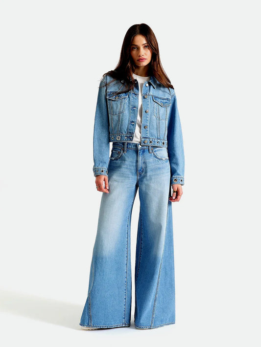 Daze Denim Wilder Ultra Wide Leg in Pulse