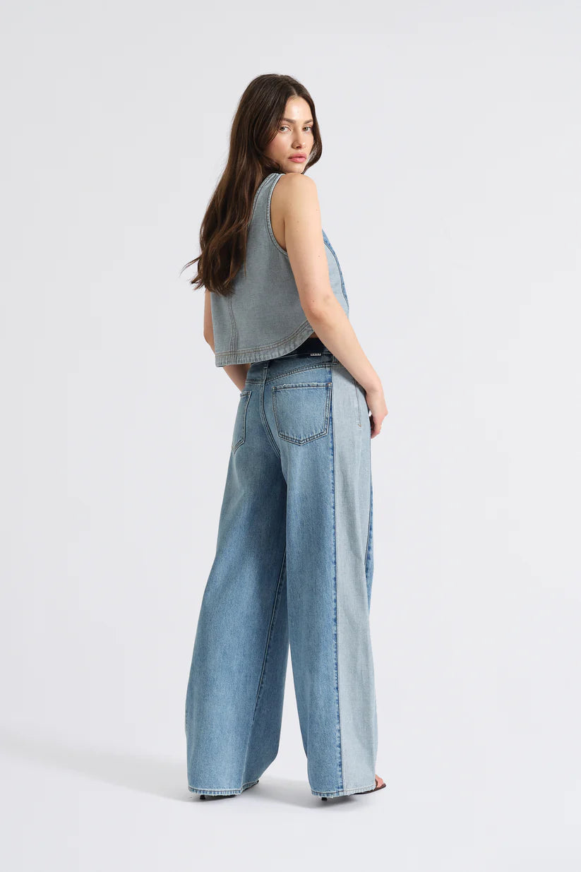 Daze Denim The Wanderer Mid Rise Palazzo
