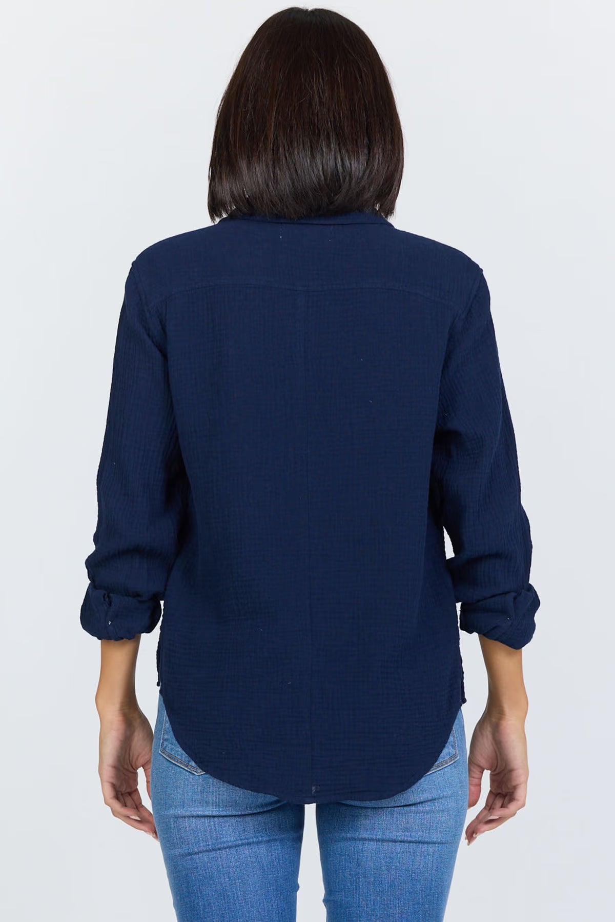 Dear John Gaia Black Iris Button Down