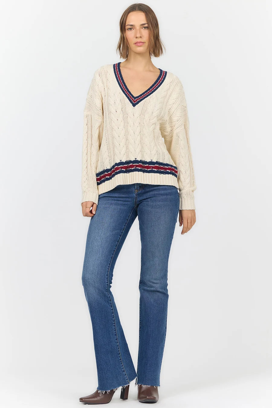 Dear John Academy Stripes Knit Sweater