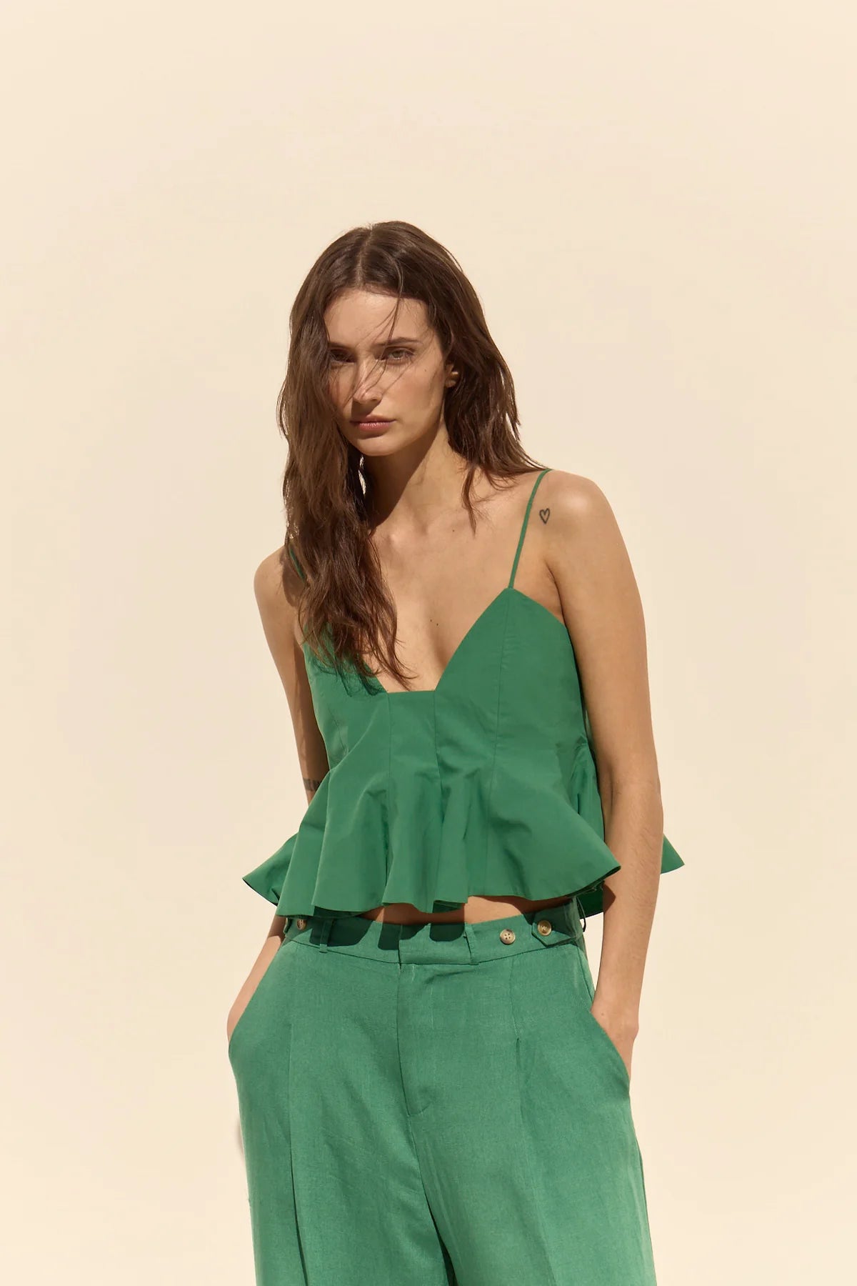 Deluc Azores Peplum Top