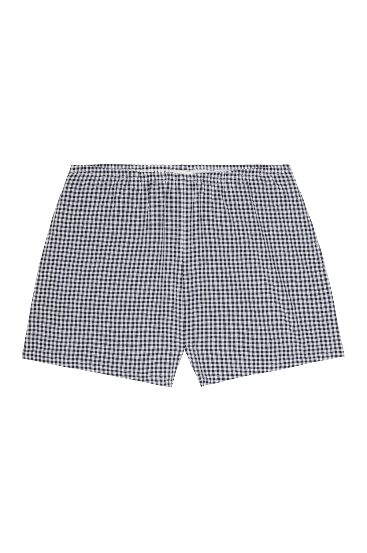 Donni Cotton Gingham Tap Short