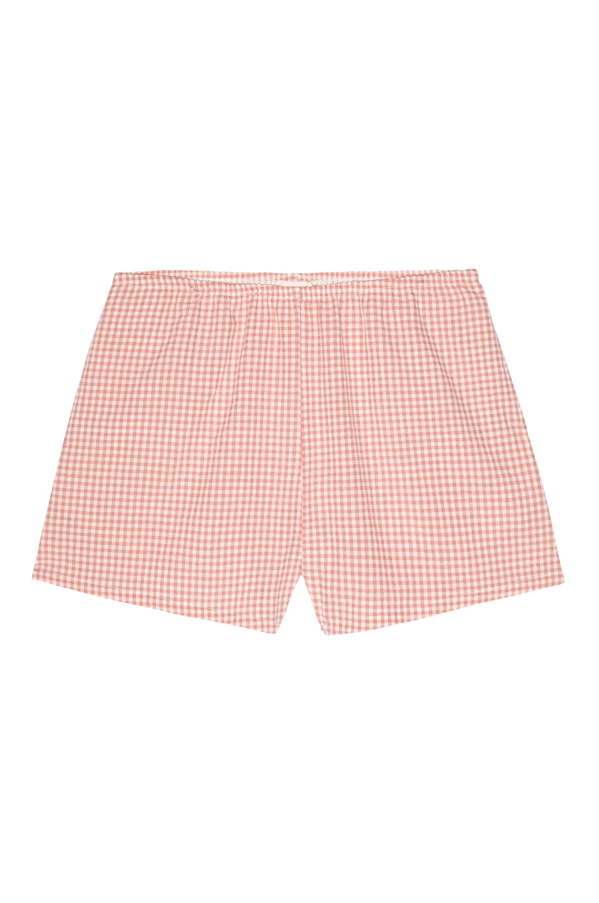 Donni Cotton Gingham Tap Short