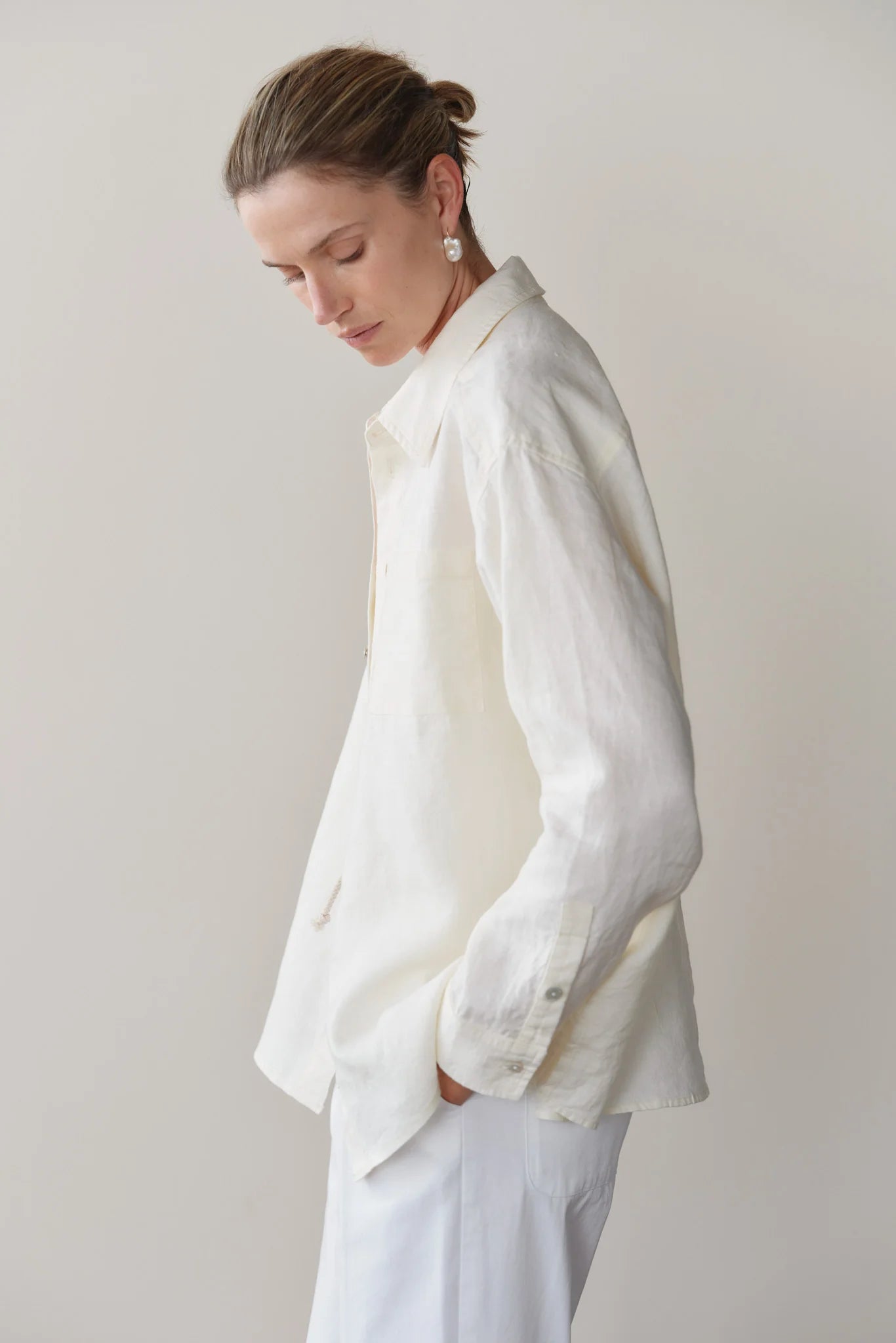 Donni The Linen Relaxed Shirt