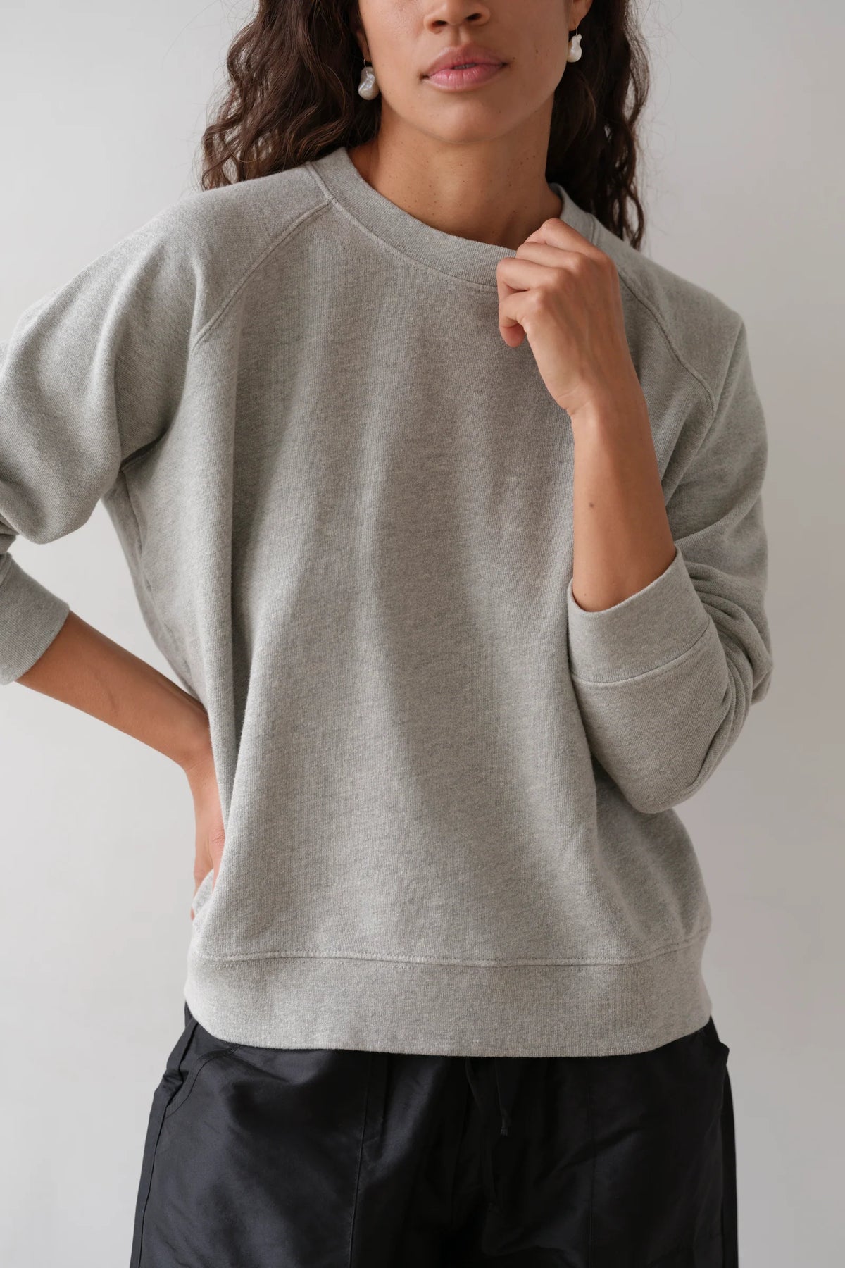 Donni The Eco-Terry Crewneck Sweatshirt