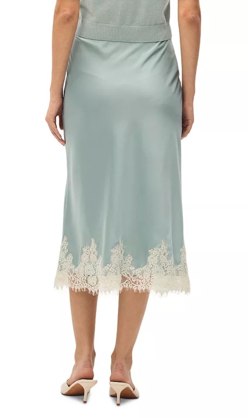 Elodie Enid Lace Midi Skirt