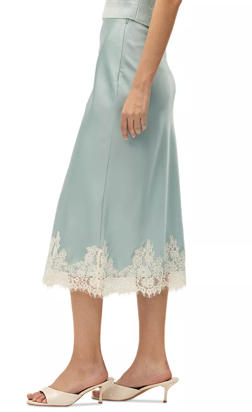 Elodie Enid Lace Midi Skirt