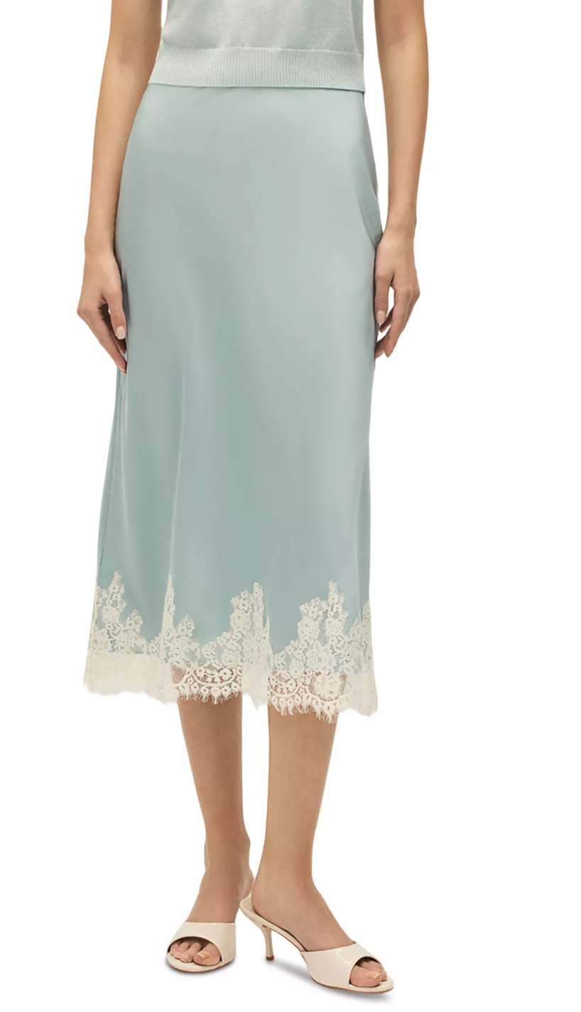 Elodie Enid Lace Midi Skirt
