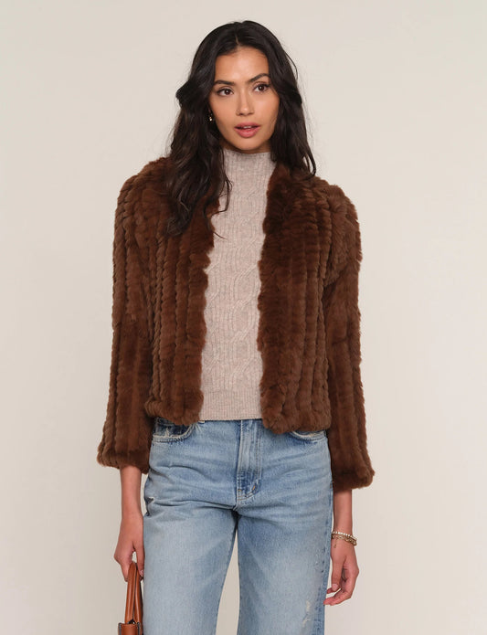 Heartloom Rosa Furr Cropped Jacket