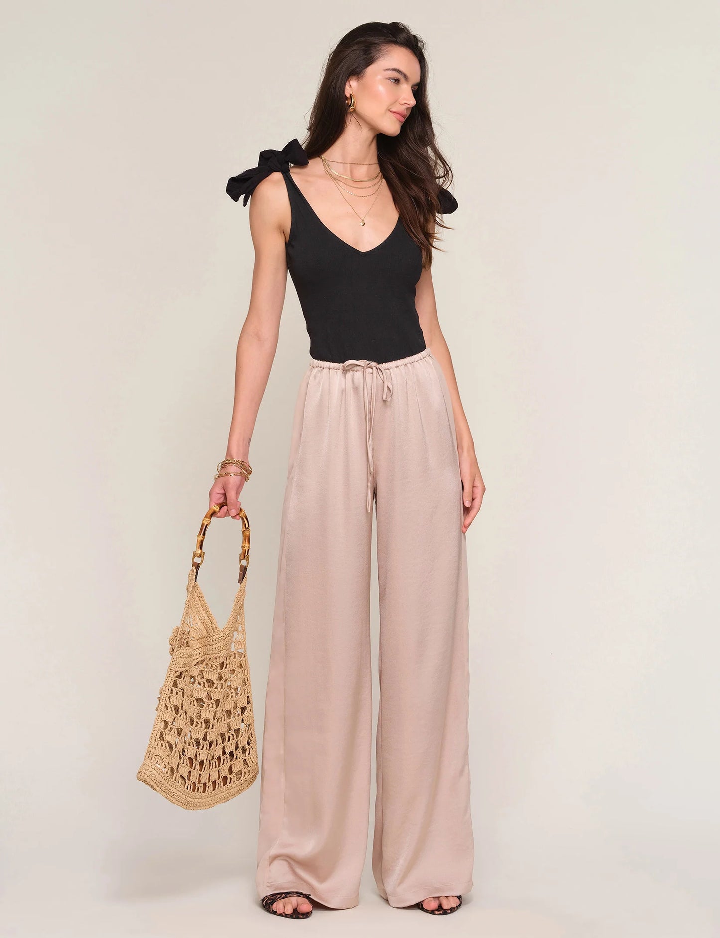 Heartloom Catalina Striped Silk Pant