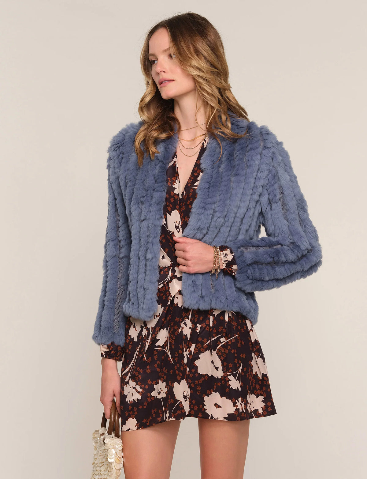 Heartloom Rosa Furr Cropped Jacket