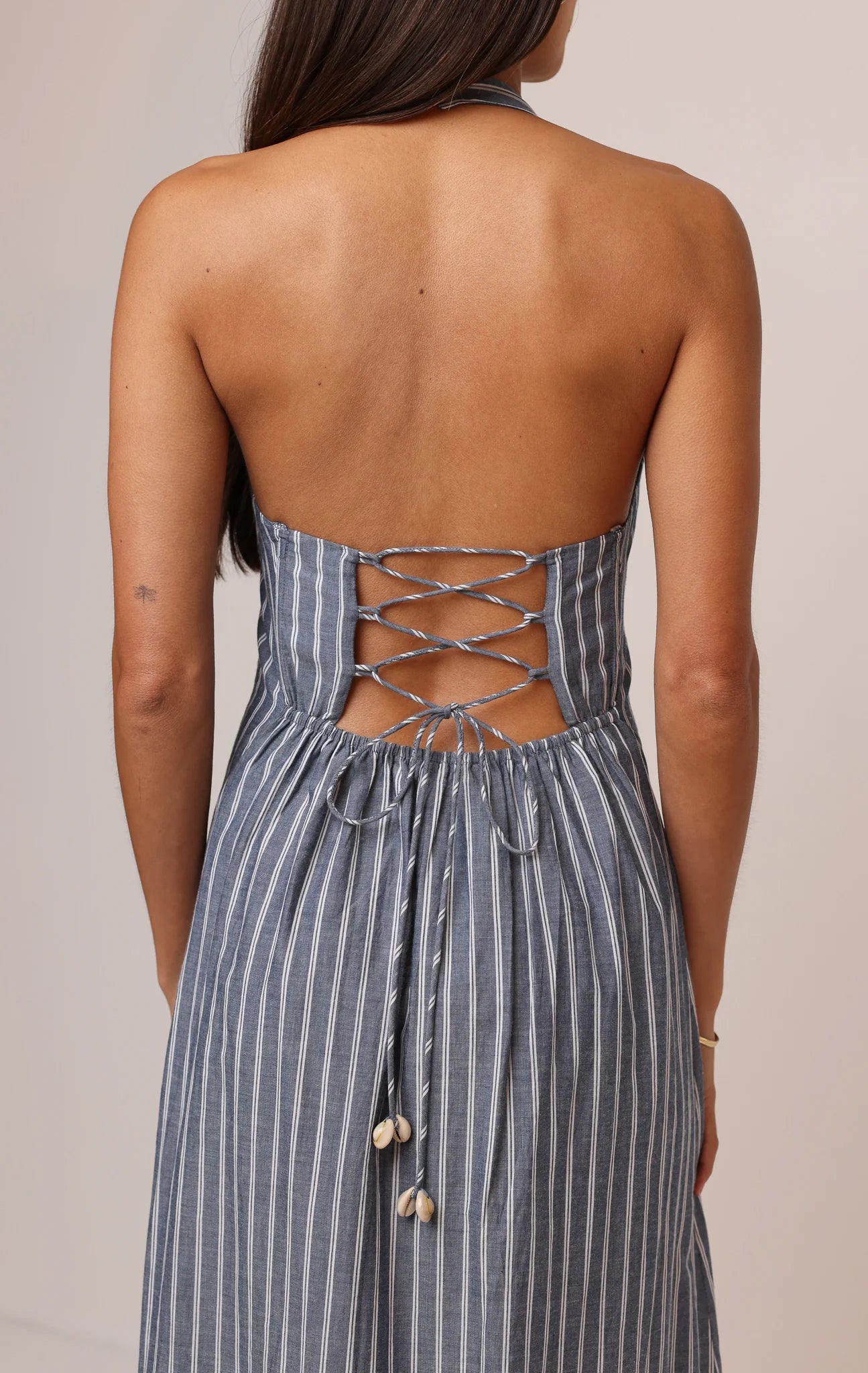 Shore Label Helena Maxi Halter Dress