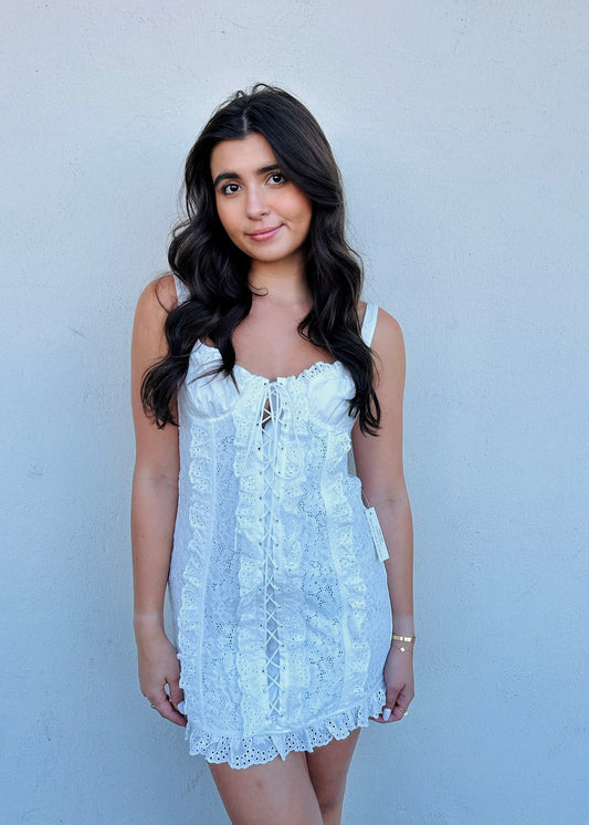 For Love & Lemons Mandy Mini Dress