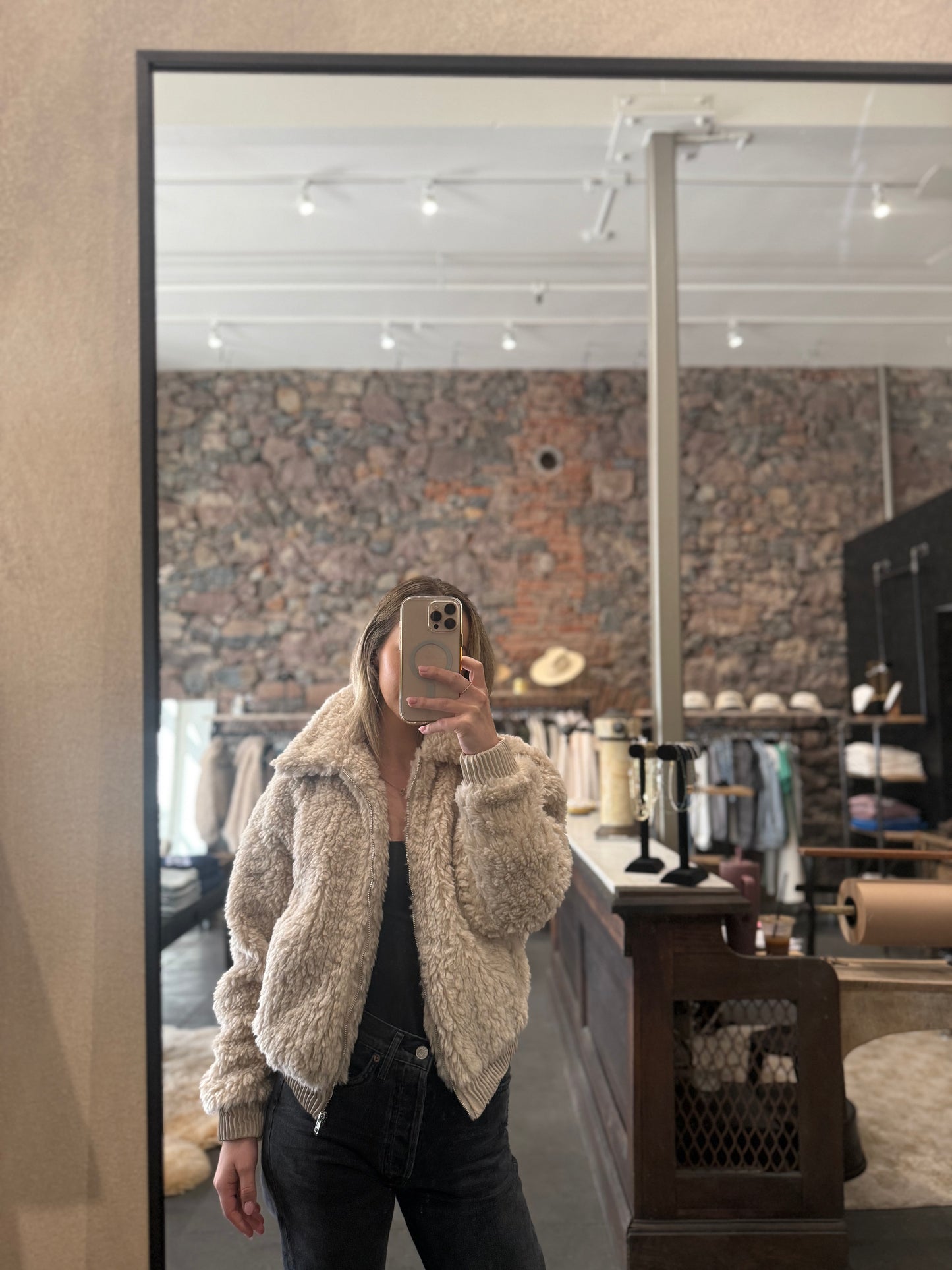 Sage The Label Sofia Wubby Contrast Bomber Jacket