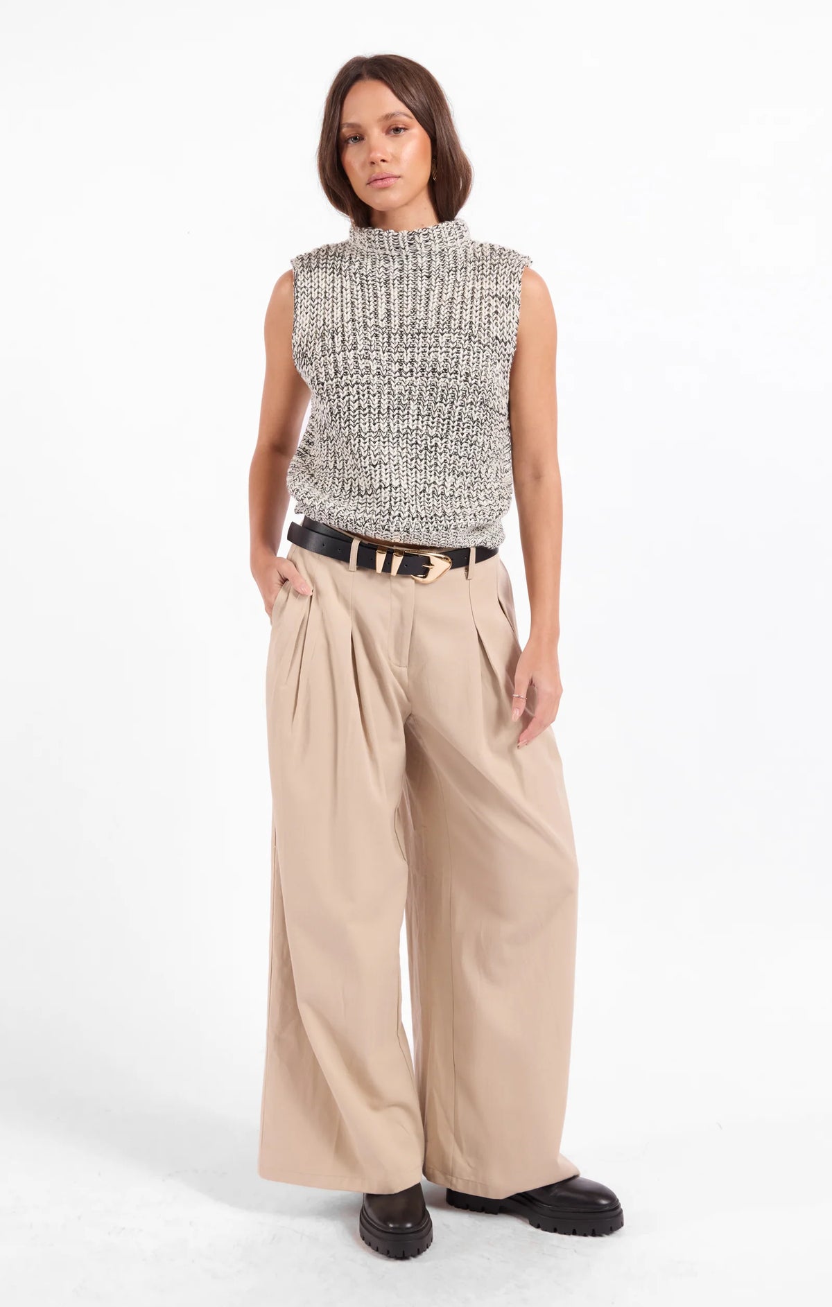 Sage The Label Williams Sleeveless Sweater