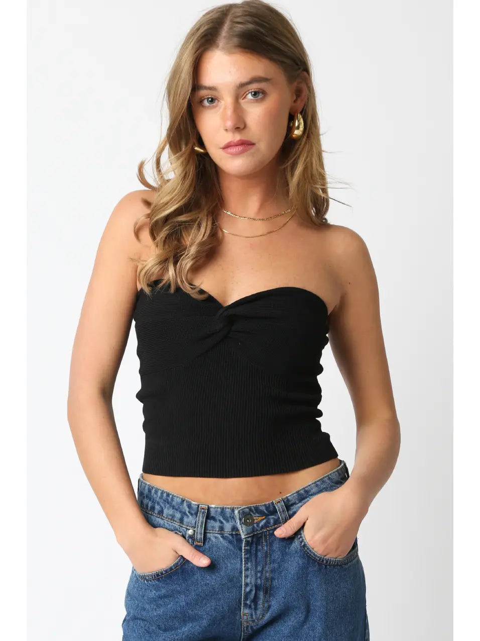 Laken Twist Tube Top