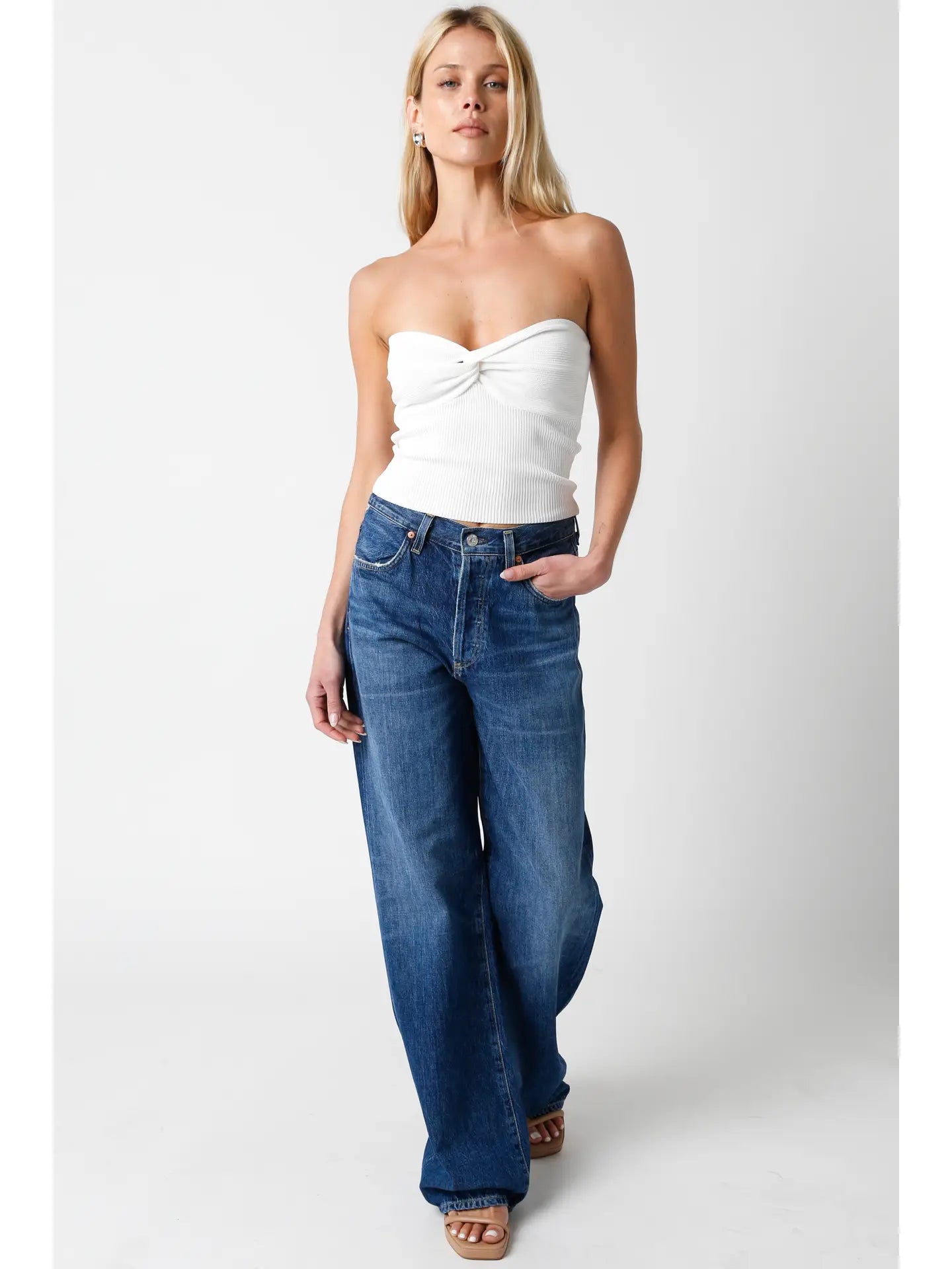 Laken Twist Tube Top