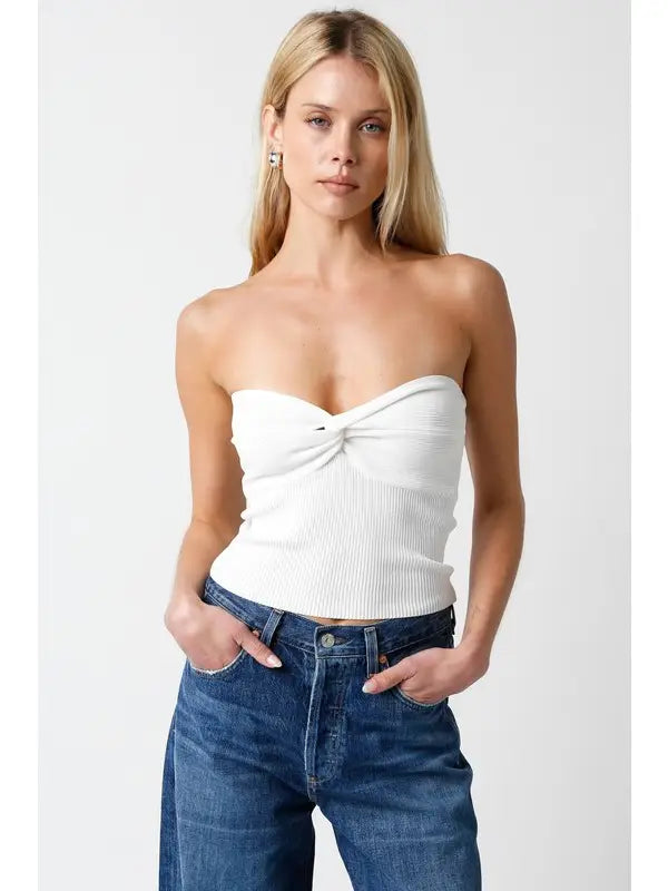Laken Twist Tube Top