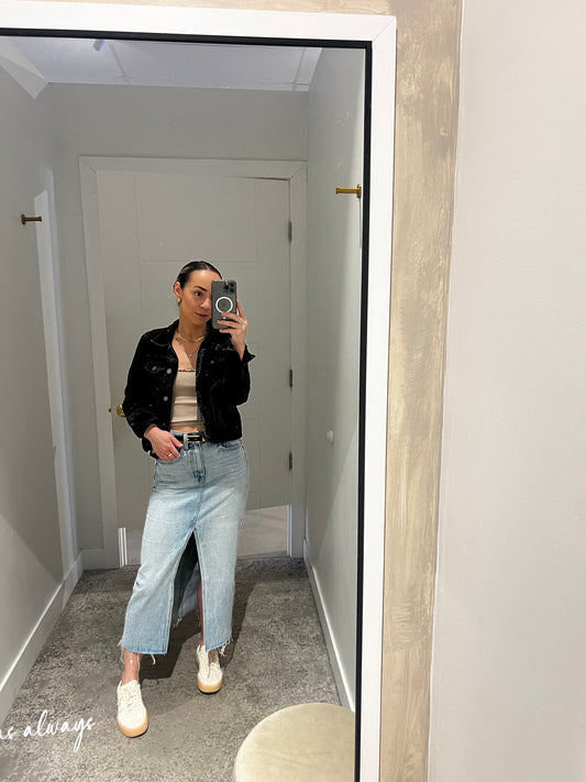 Levi's Ankle Column Skirt