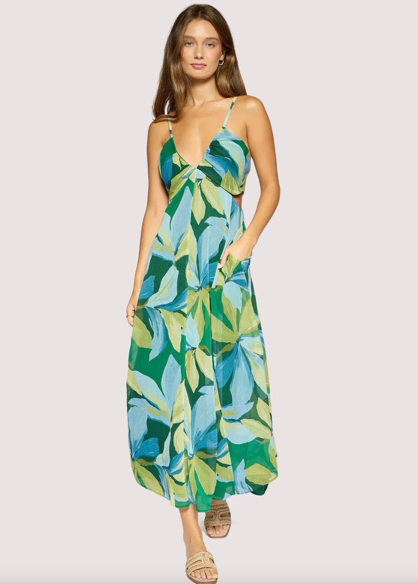 Lost + Wander Neroli Wave Maxi Dress