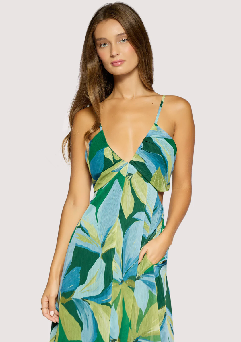 Lost + Wander Neroli Wave Maxi Dress