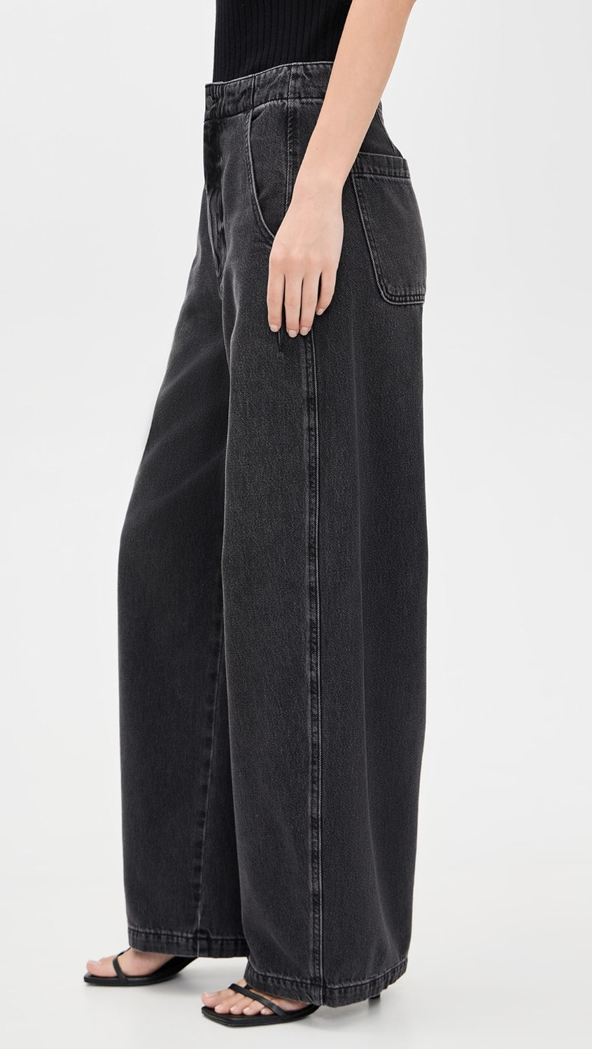 Pistola Lottie High Rise Relaxed Bowed Leg