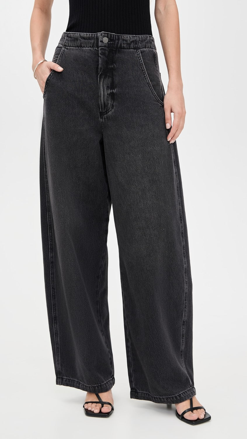 Pistola Lottie High Rise Relaxed Bowed Leg