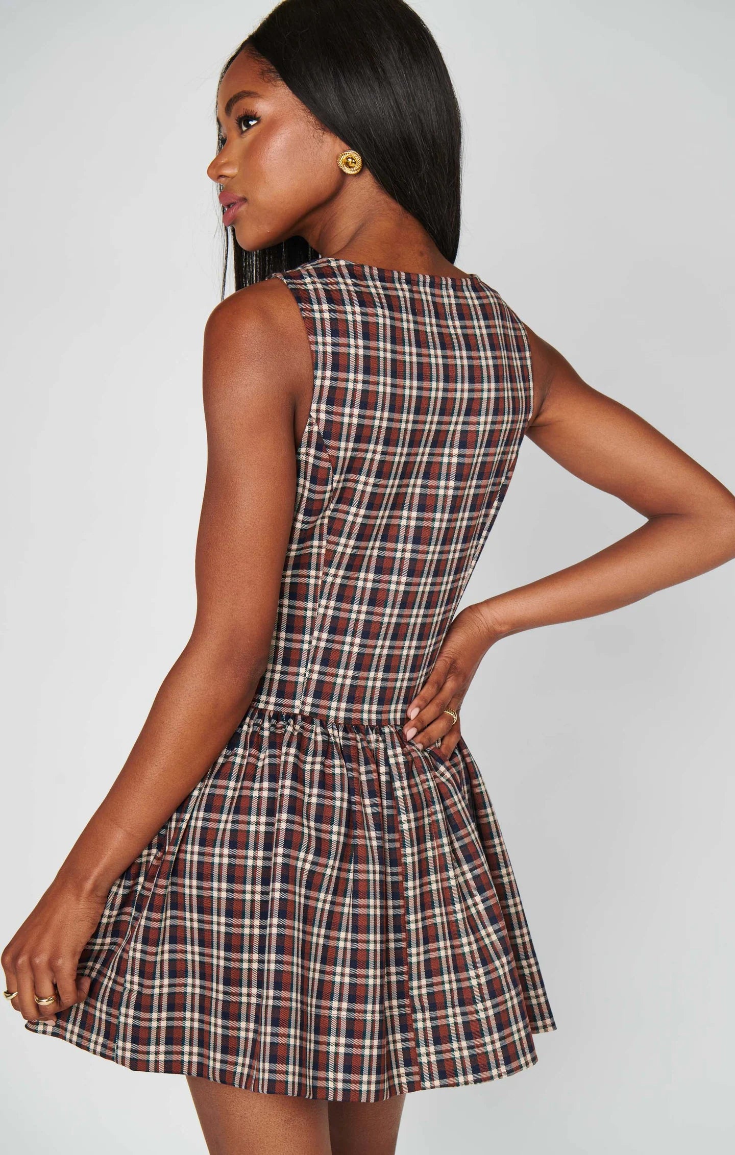 Show Me Your Mumu Gingham Mini Dress