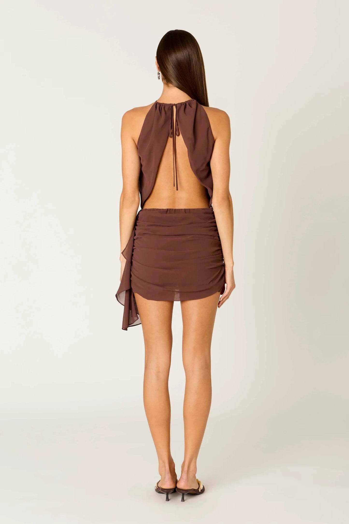 NIA Lorenzo Halter Mini Dress
