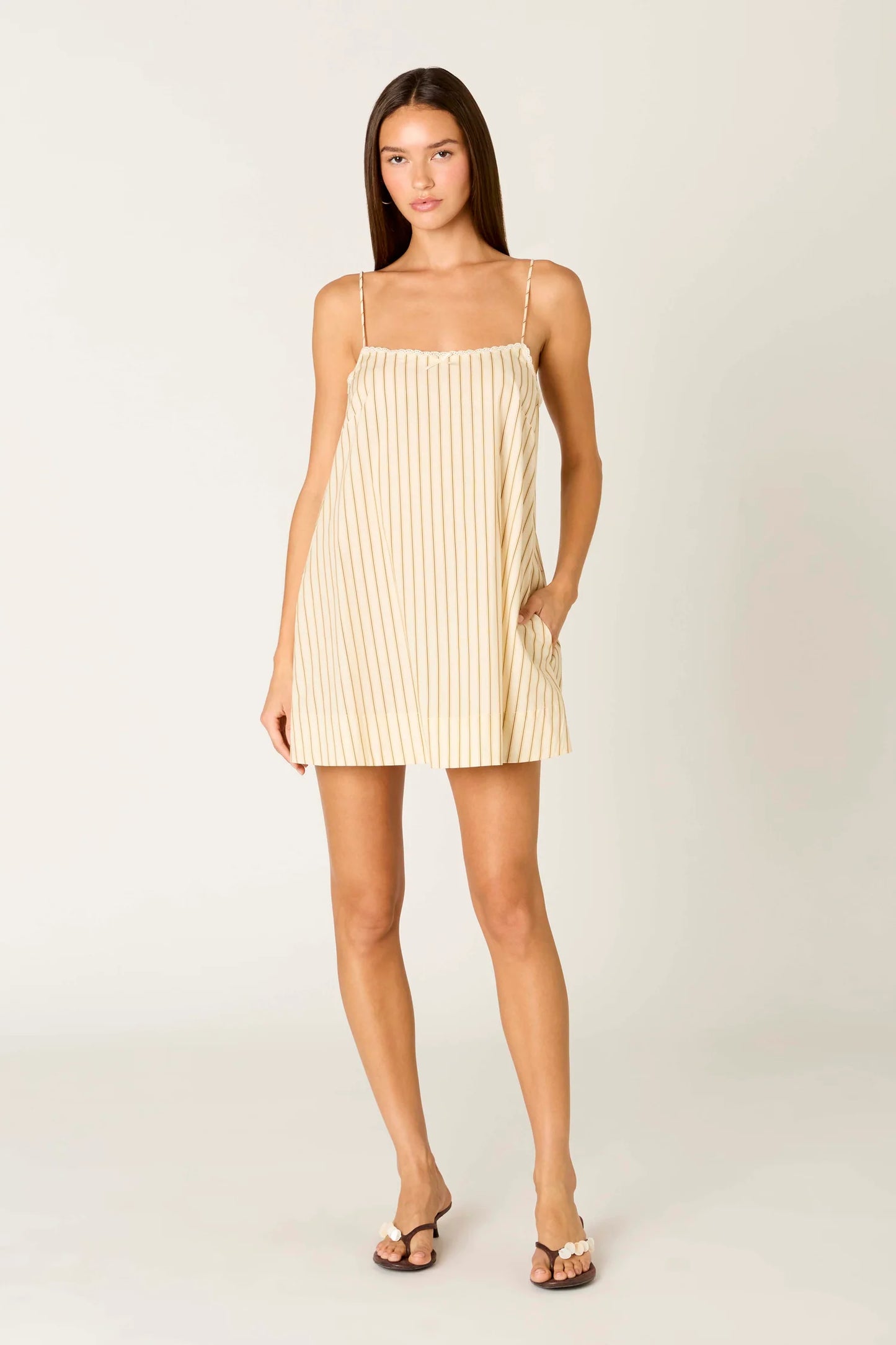 NIA Vera Stripe Mini Dress