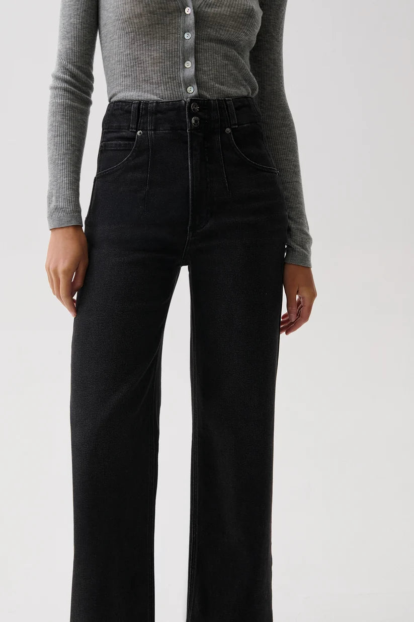 Pistola Lana Double Button High Rise