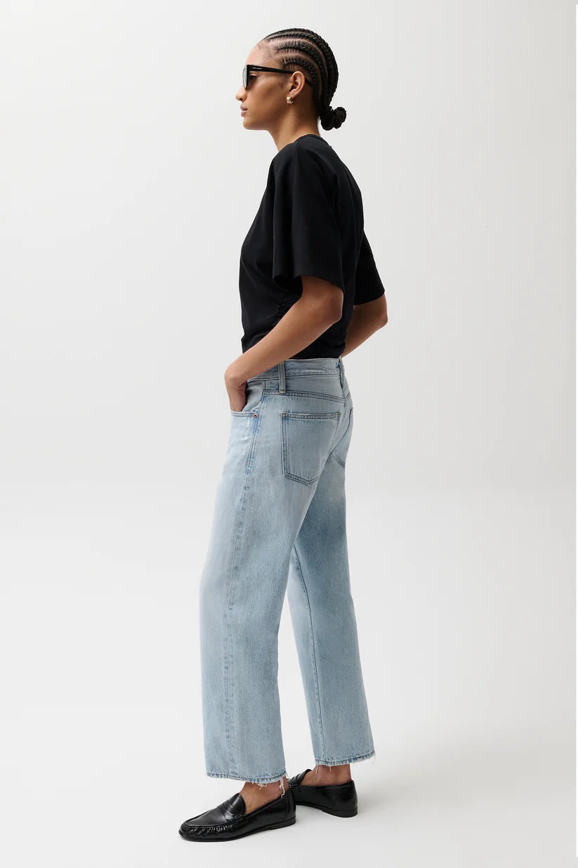 Pistola Lexi Mid Rise Bowed Straight Leg Dolce Vita
