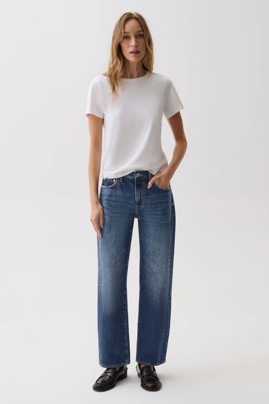 Pistola Lexi Mid Rise Bowed Straight