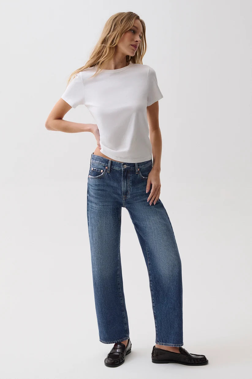 Pistola Lexi Mid Rise Bowed Straight