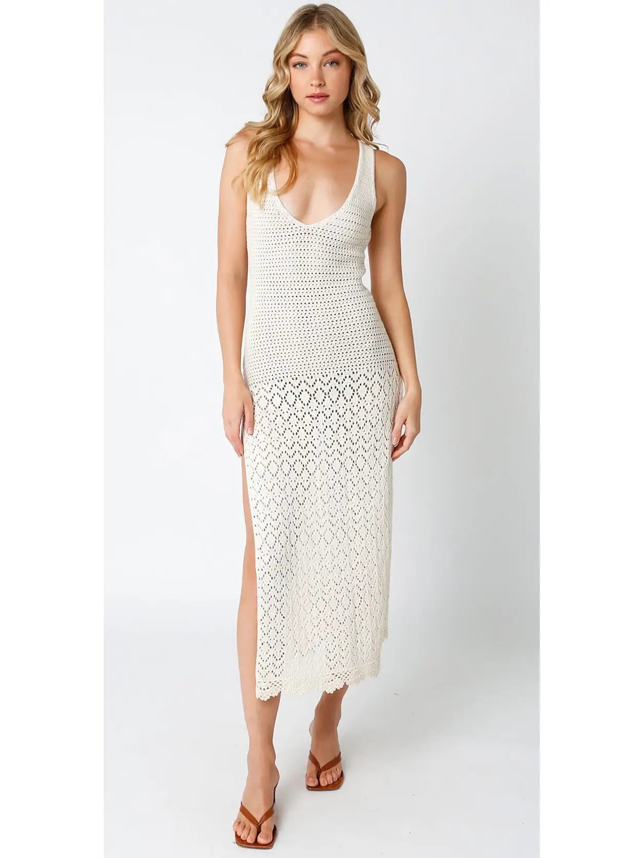 Pamela Crochet Cover Up Dress
