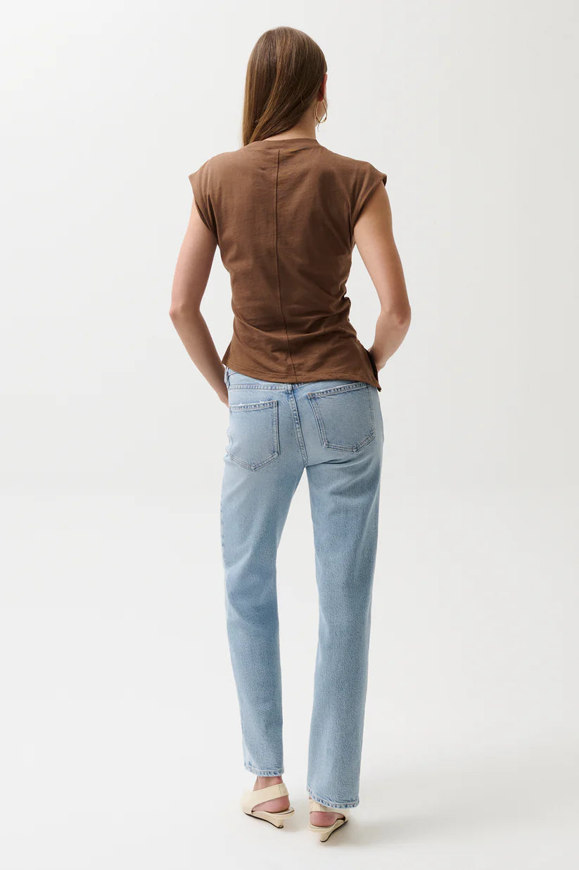 Pistola Aleks Mid Rise Straight Leg Jean