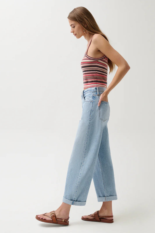 Pistola Donny Rolled Hem Boyfriend Pant