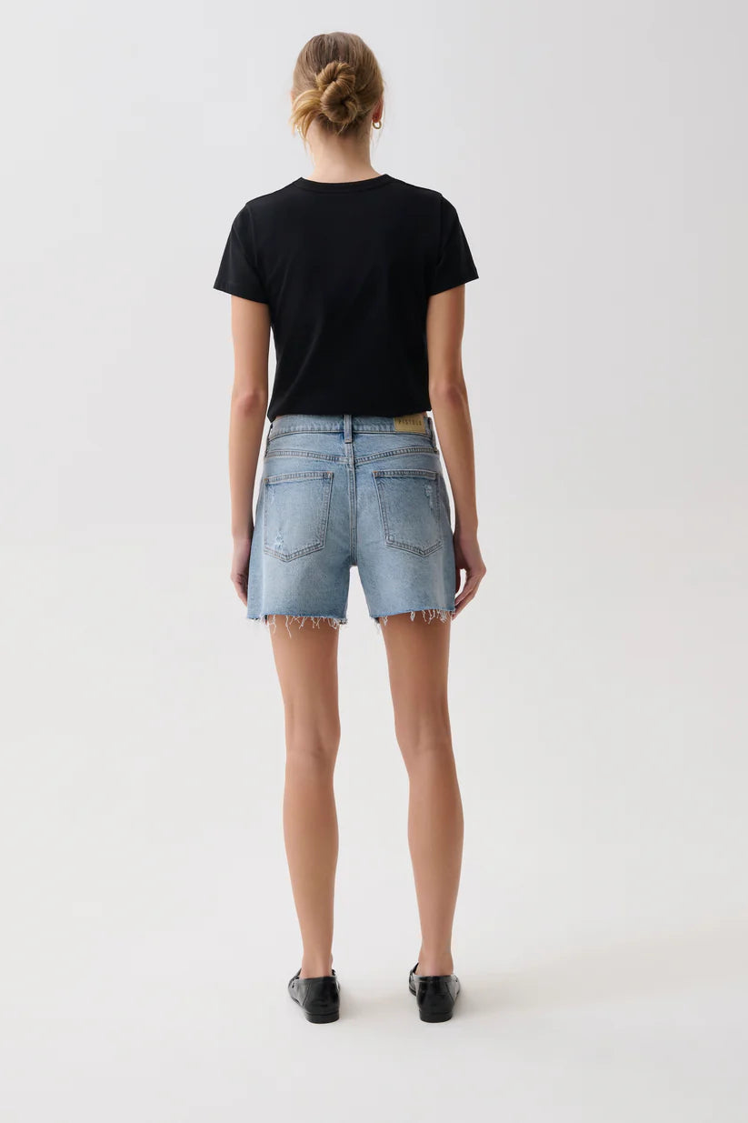 Pistola Kennedy Relaxed Mid Rise Cut Off Short Normandy